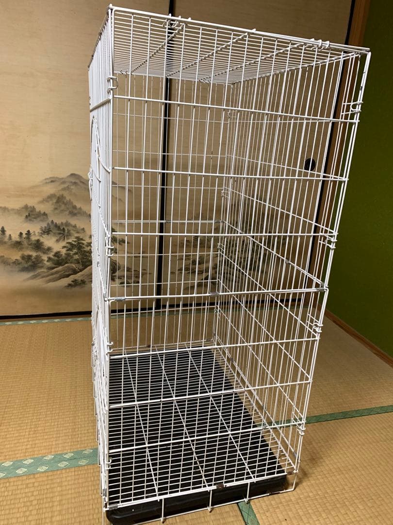 あずき　 大型ゲージ　お掃除簡単　チンチラ　ゲージ　小動物