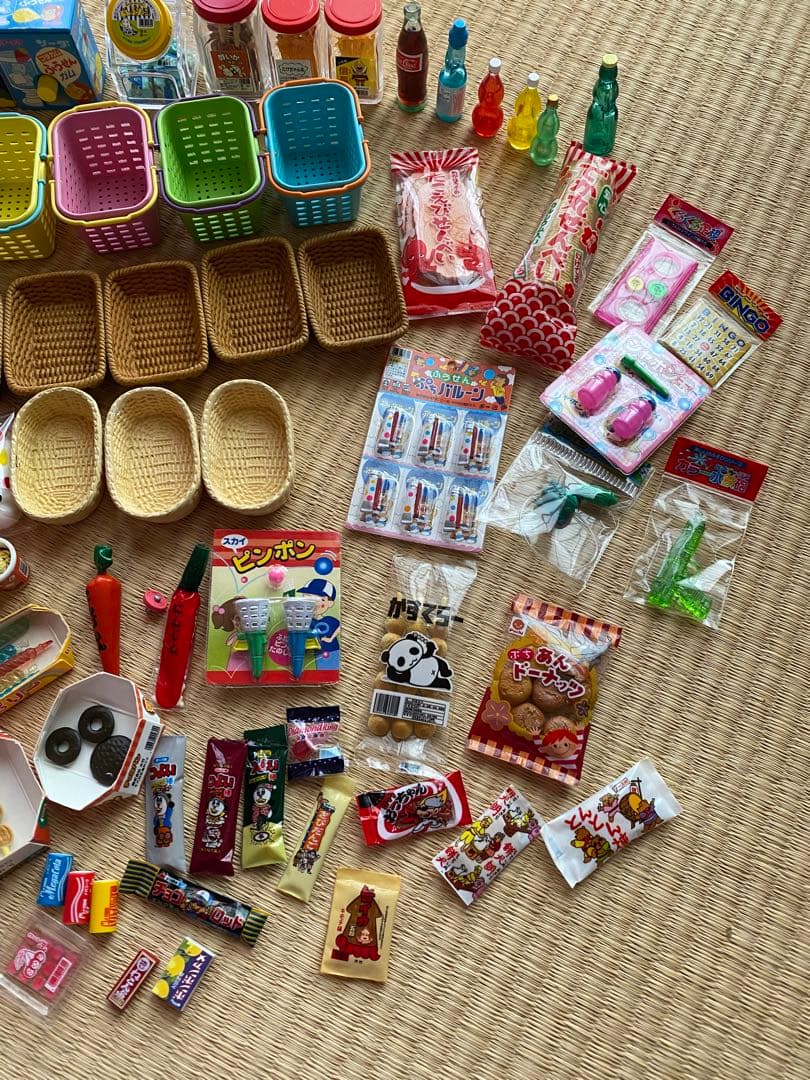 ⑨ ぷちサンプル　ぷち駄菓子屋さん　リーメント　ミニチュア