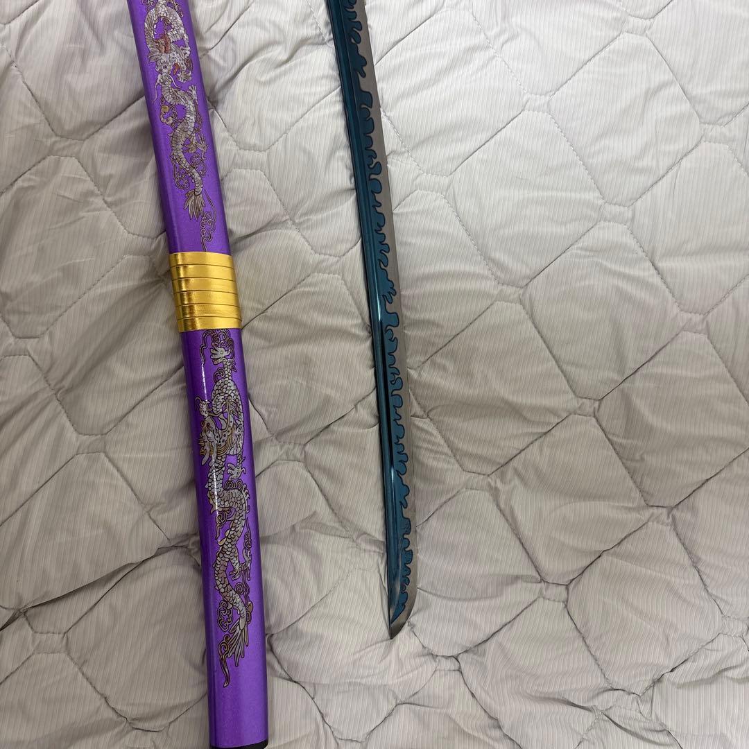 『紫閻魔』武具　刀装具　日本刀　模造刀 居合刀