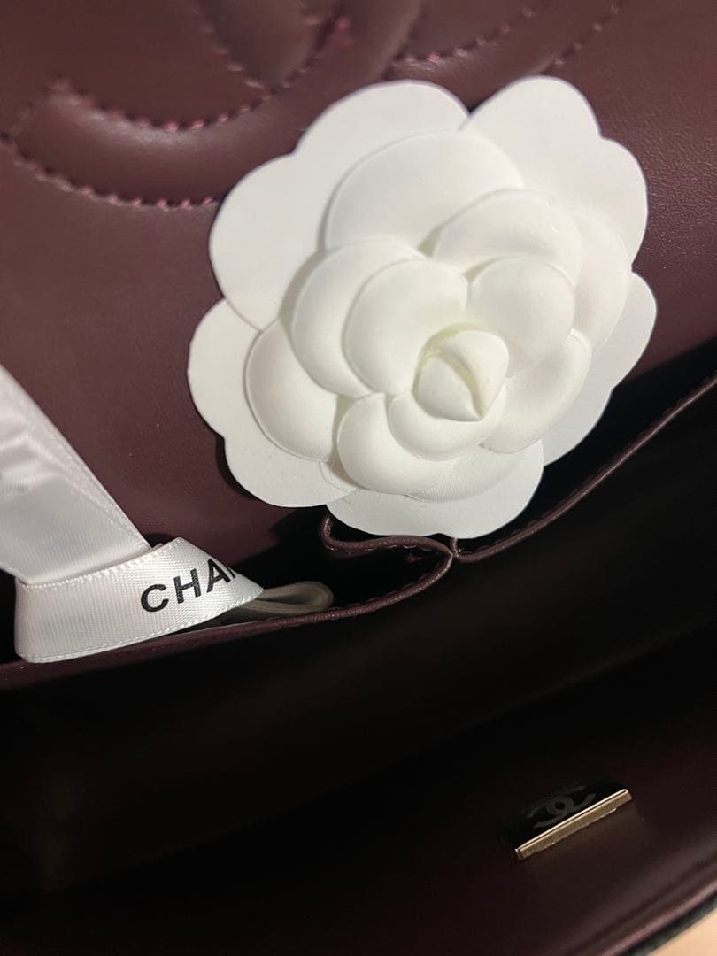 CHANEL シャネルブラックレザー ショルダーバッグ