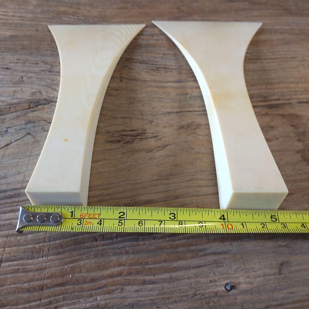 三味線のバチ①、2本セット（津軽）天然素材