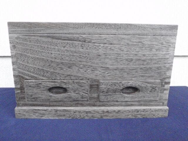 希少！◆送料無料◆新品 51巾 焼桐の豆火鉢 長火鉢 囲炉裏 (検/鉄瓶)