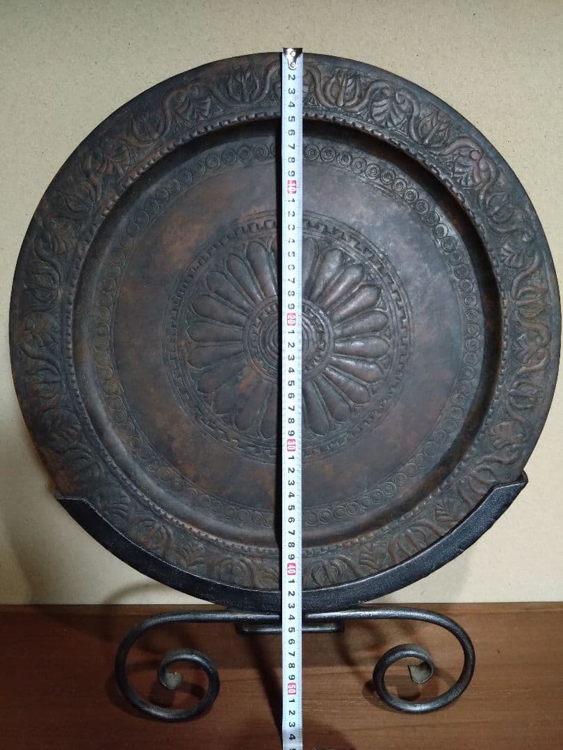 装飾用金属製円形プレート