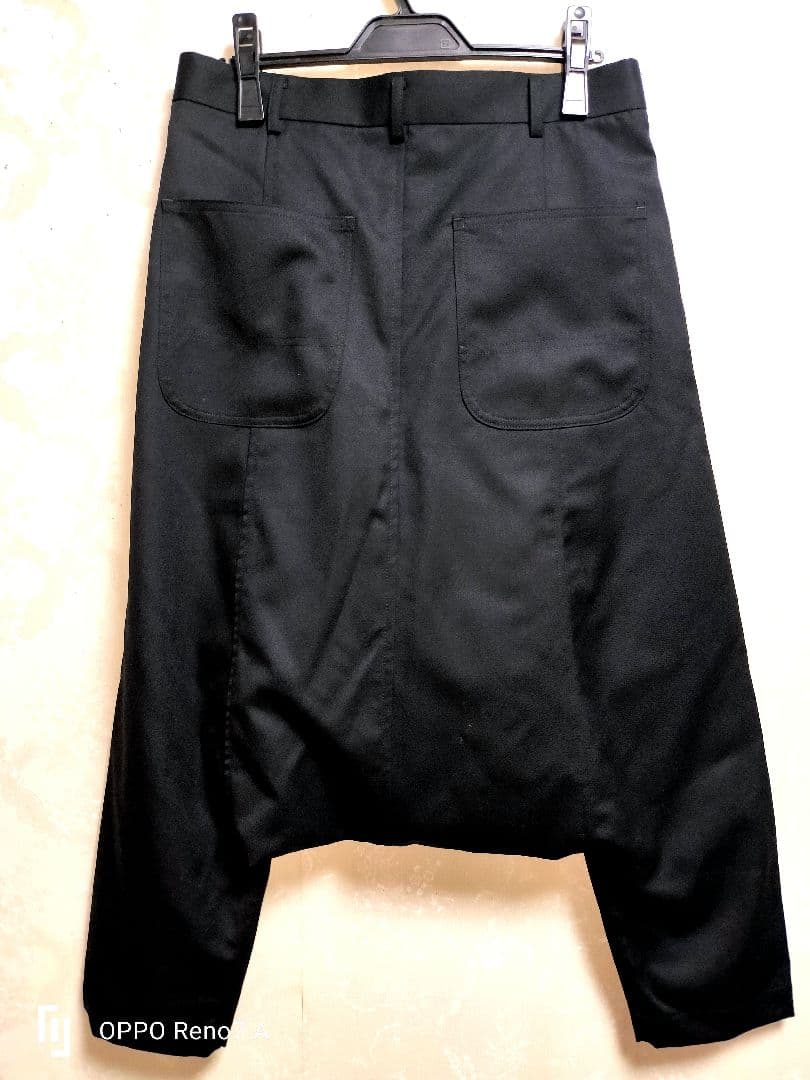 BLACKCOMMEdesGARCONS サルエルパンツ　黒　XS