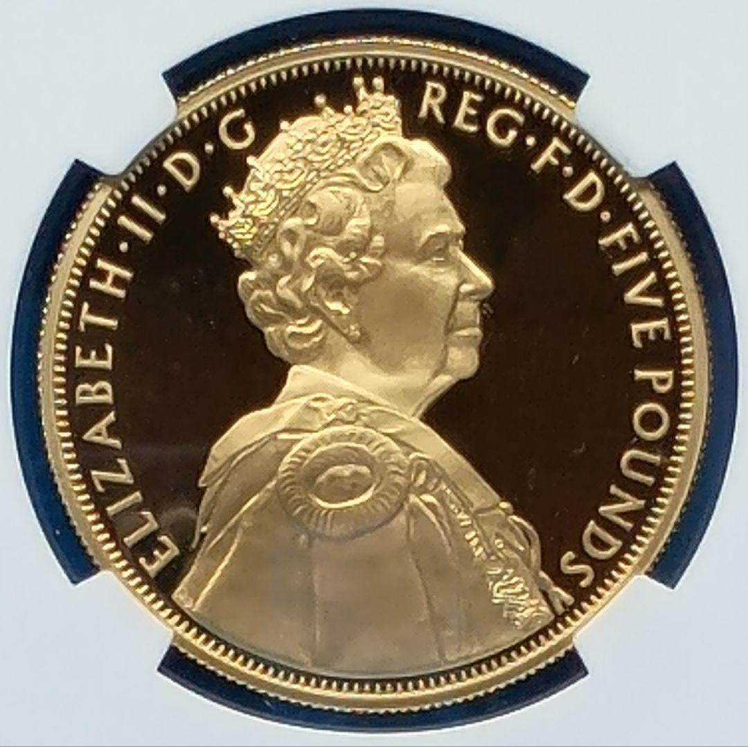 2012 イギリス ダイヤモンドジュビリー £5 銀貨 NGC PF69UC