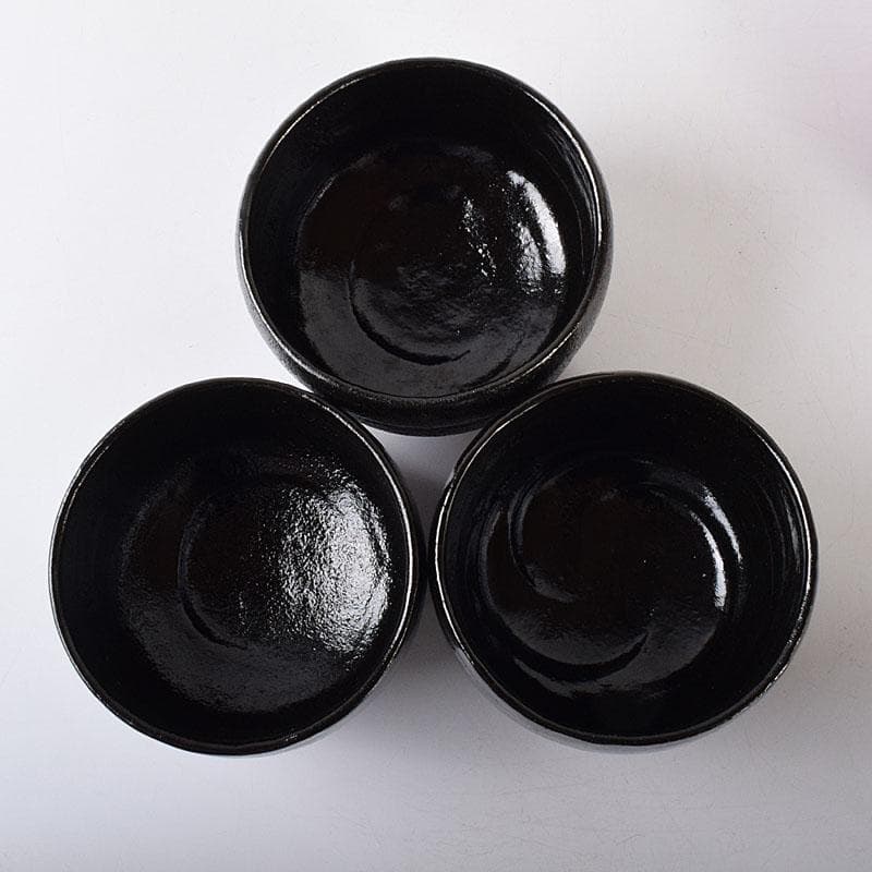 茶道具　平安彰楽造　倣利休七種茶碗　共箱　M　7112C