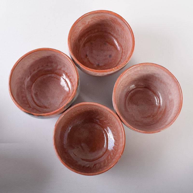 茶道具　平安彰楽造　倣利休七種茶碗　共箱　M　7112C