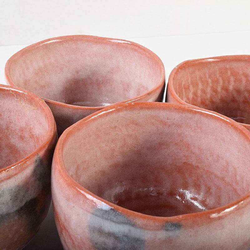 茶道具　平安彰楽造　倣利休七種茶碗　共箱　M　7112C