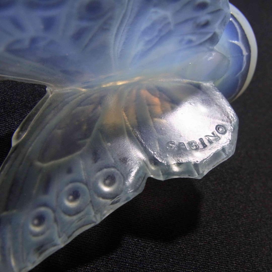 SABINO サビノ オパルセント 蝶々 フィギュリン - ラリック 風