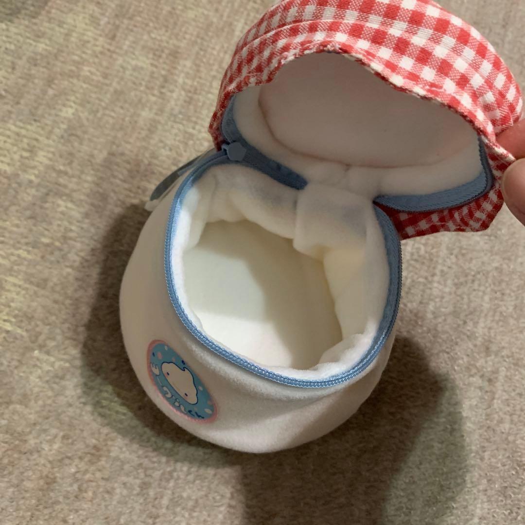 新品　サンエックス　ヨーグルくん　ぬいぐるみ　小物入れ付き