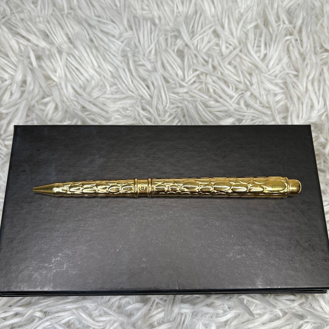 GUCCI ペン　ボールペン　インターロッキング　ゴールド　gold 金