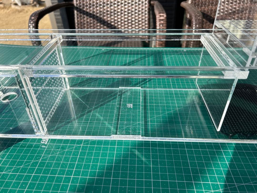 60cm水槽用　アクリル製上部濾過槽アクアポニックス仕様