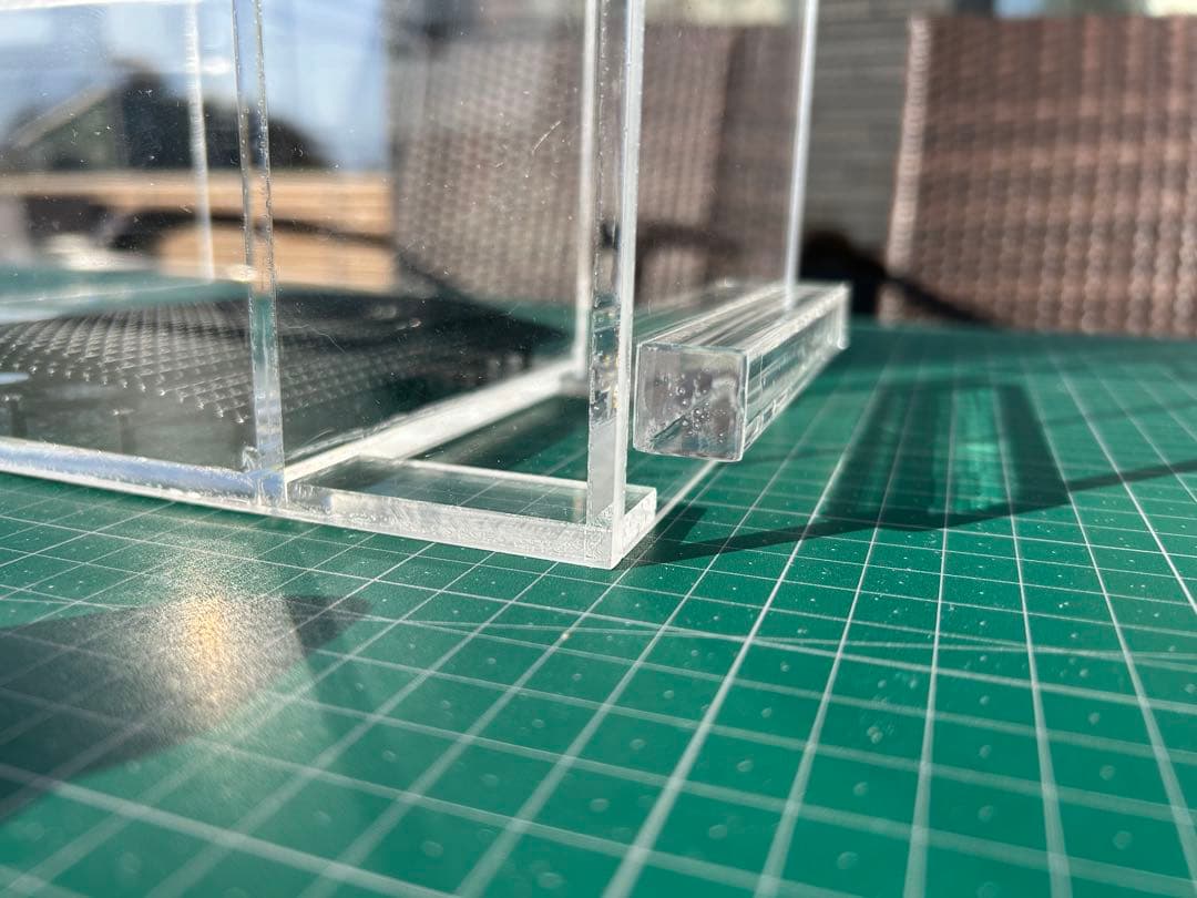 60cm水槽用　アクリル製上部濾過槽アクアポニックス仕様