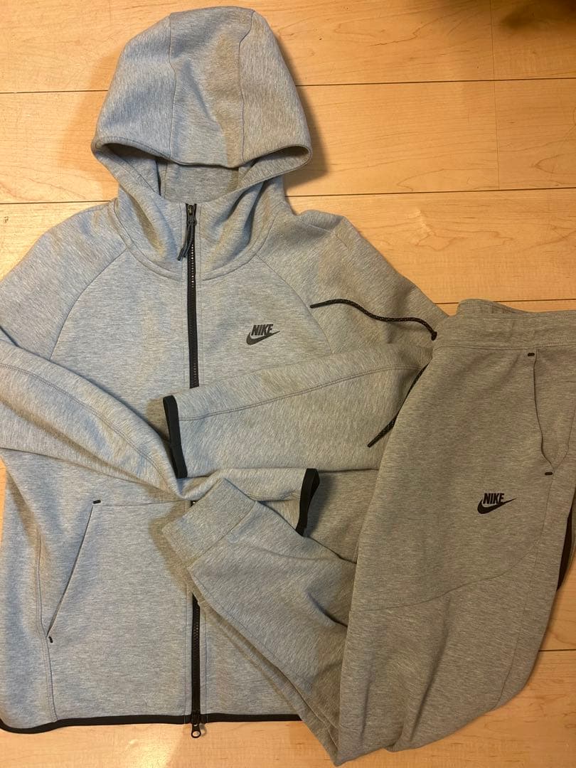 Nike テックフリース上XL 下L グレー