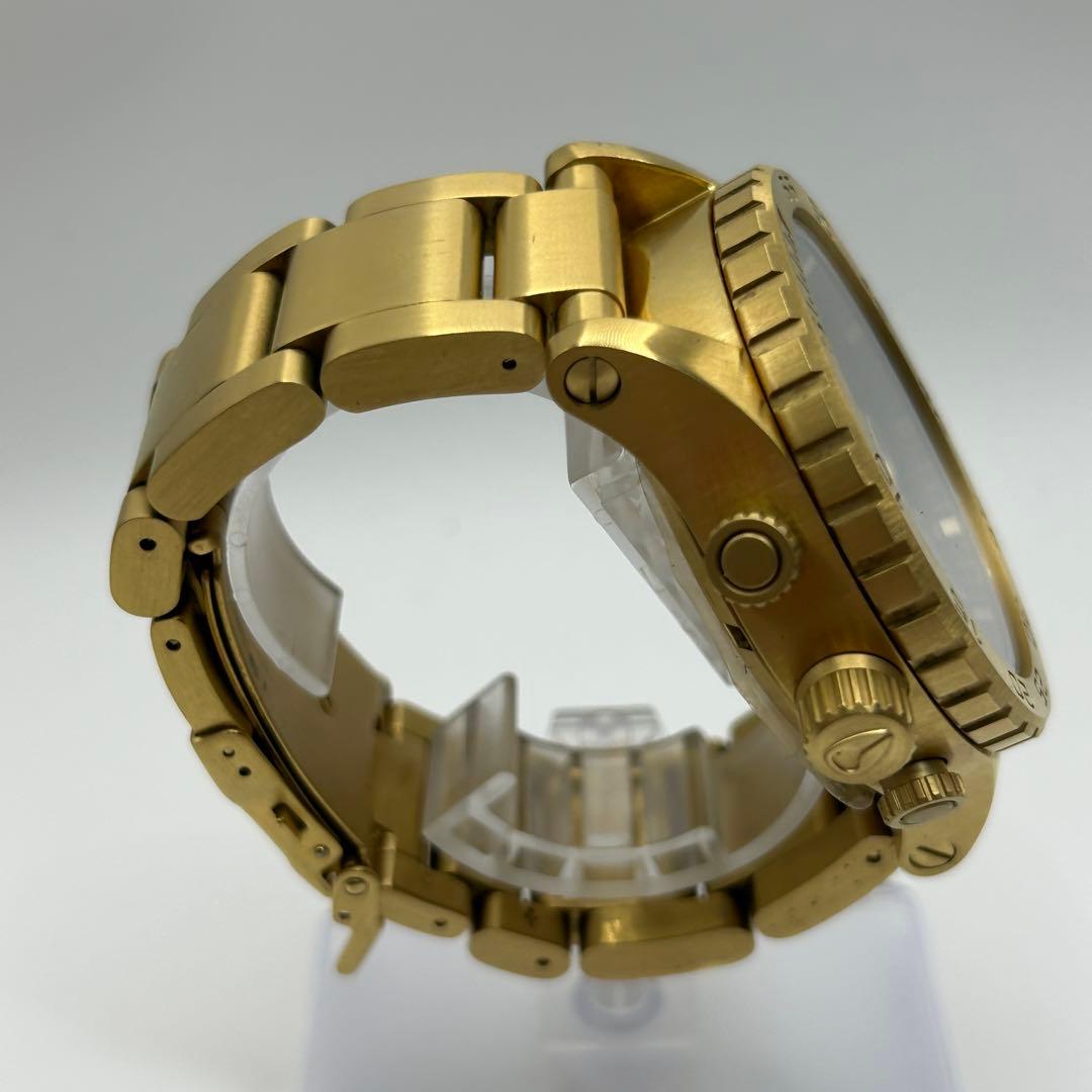 【美品】NIXON THE 51-30 CHRONO 黒金 腕時計 動作良好