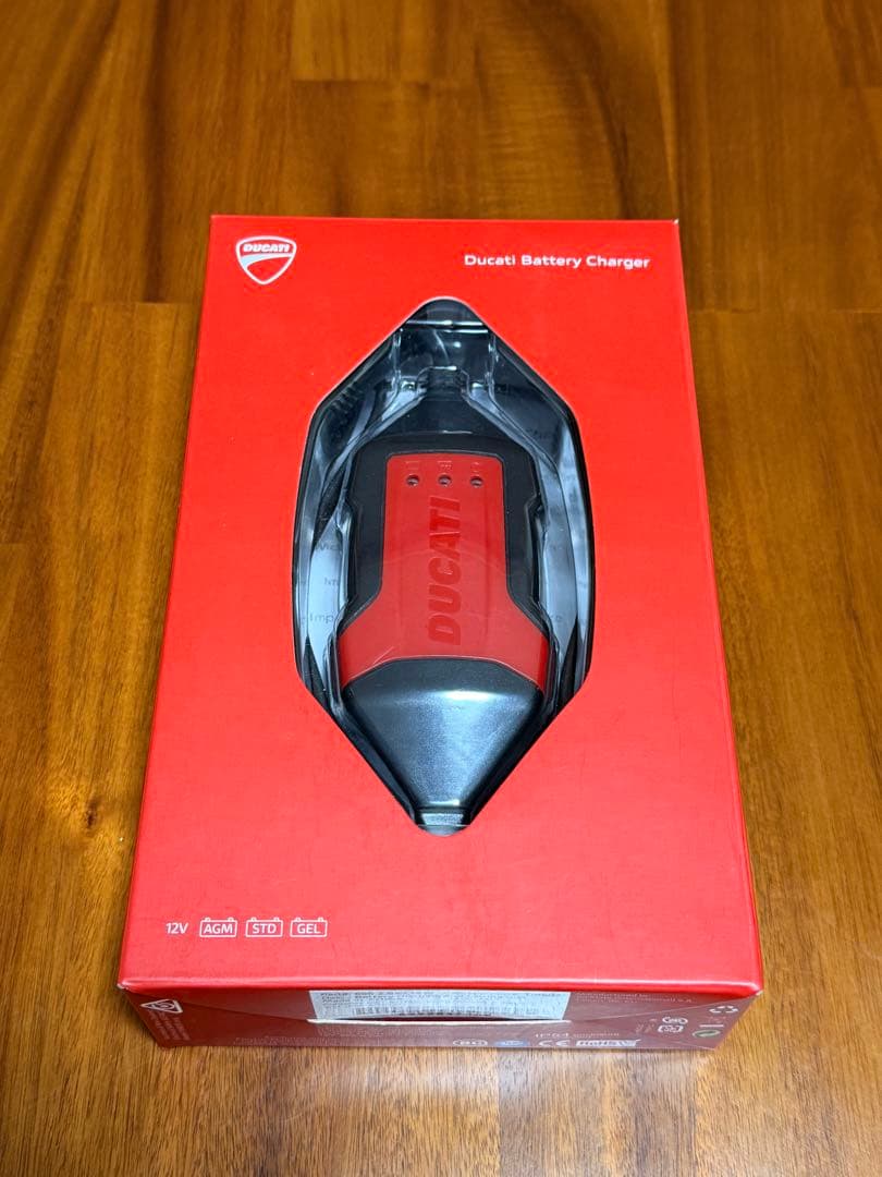 ドゥカティ 純正 バッテリーチャージャー アダプター付 充電器 69928471