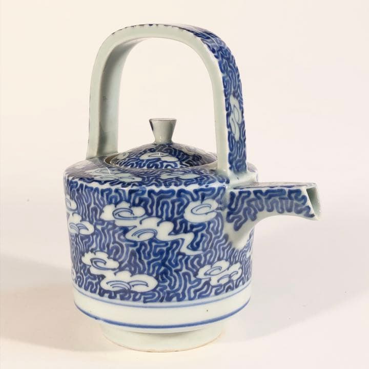 伊万里染付酒器　骨董　古伊万里　R0077ダC