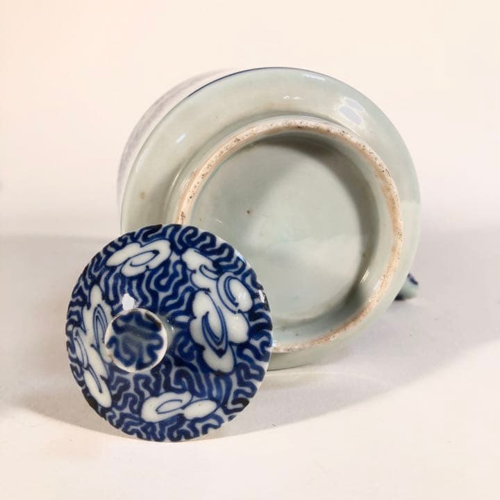 伊万里染付酒器　骨董　古伊万里　R0077ダC