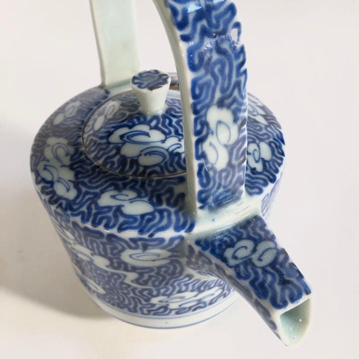 伊万里染付酒器　骨董　古伊万里　R0077ダC