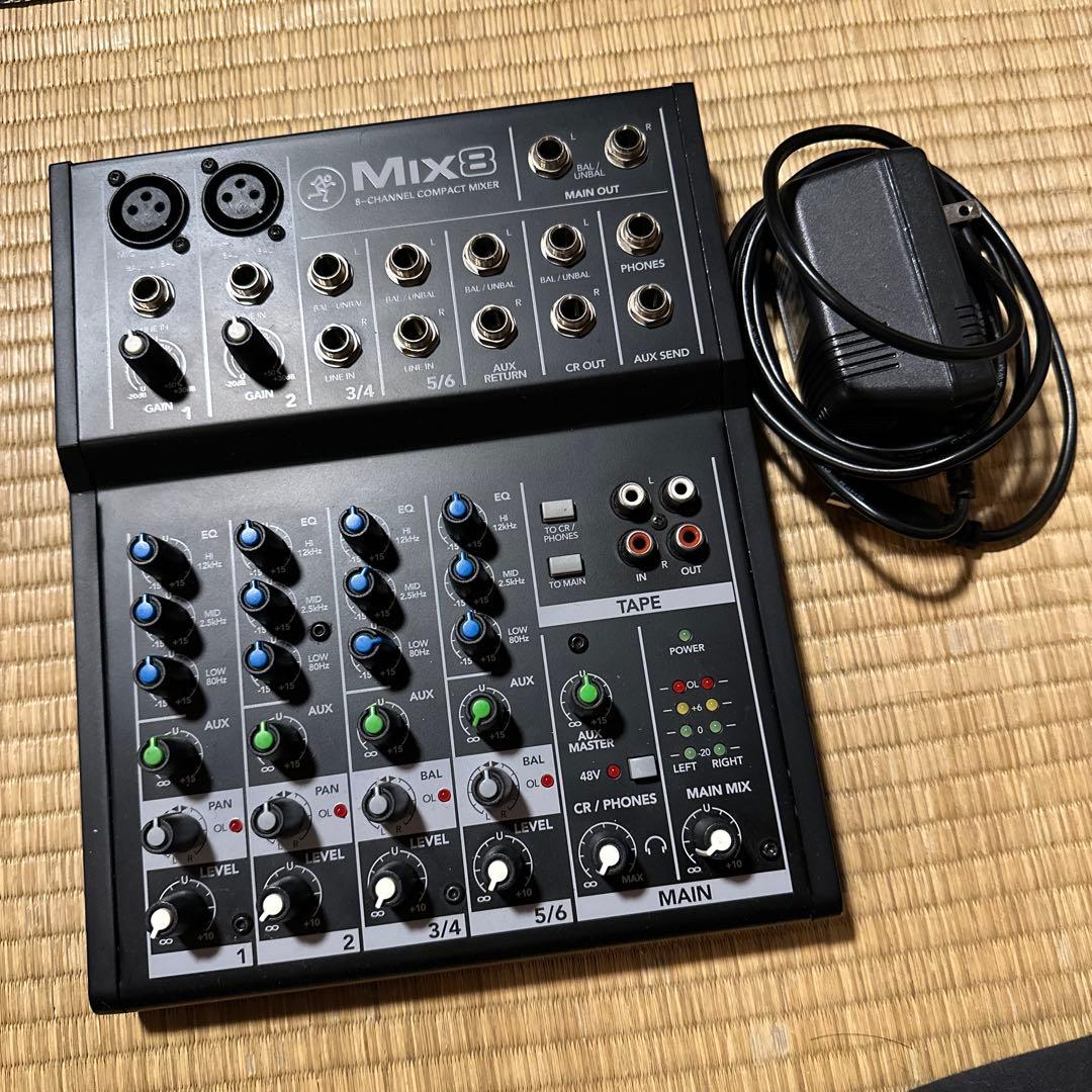 配信機器・PA機器・レコーディング機器 Mackie mix8