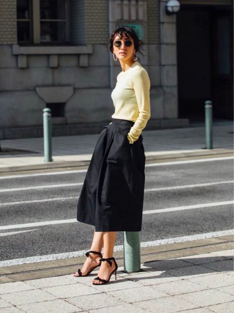 Nalaドレスパンツ　black