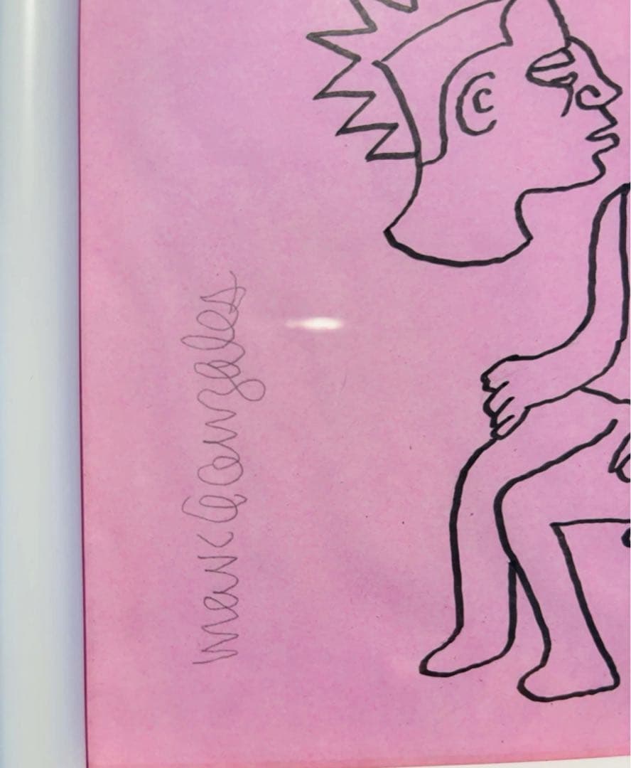 mark gonzales マークゴンザレス 原画 gonz 額入　直筆サイン