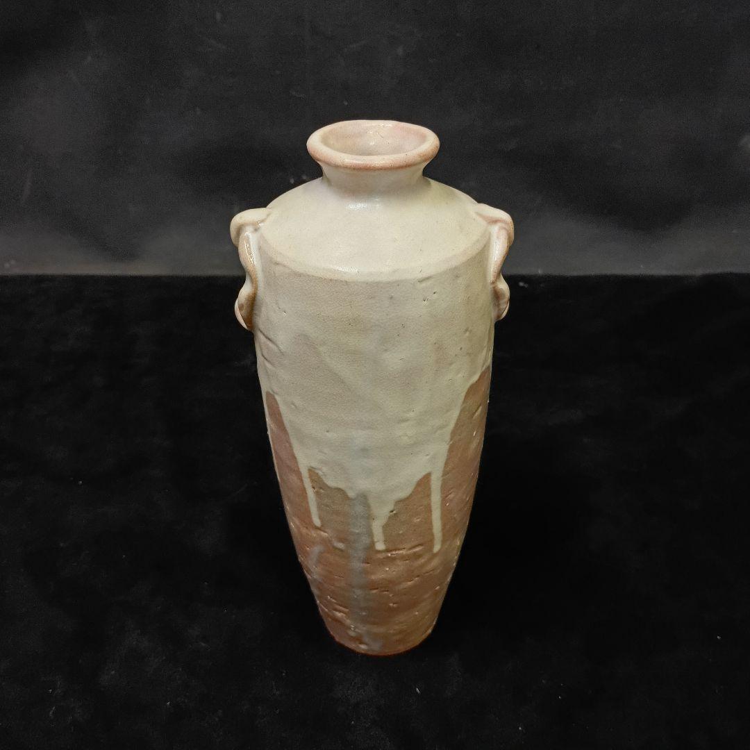 萩焼 陶器 花瓶 木箱付き