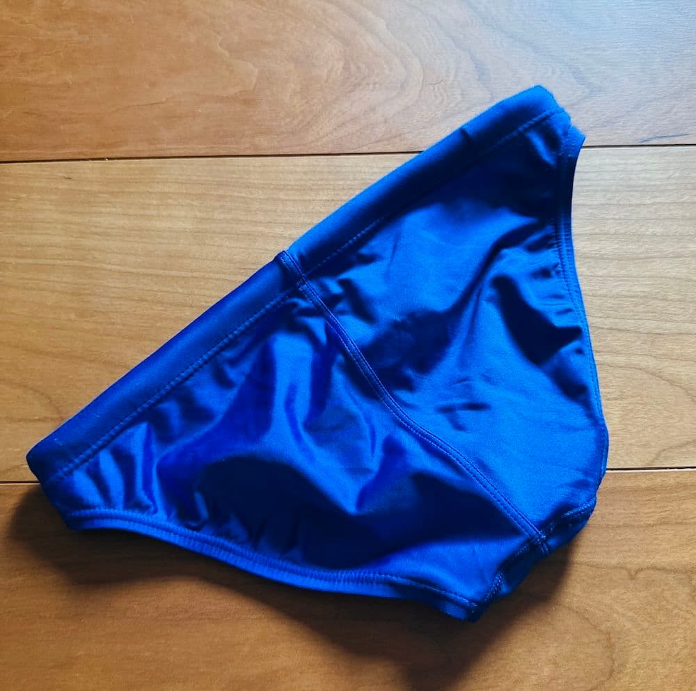 【美品】asics ハイドロCD ロイヤルブルー AMA87T Sサイズ 競パン