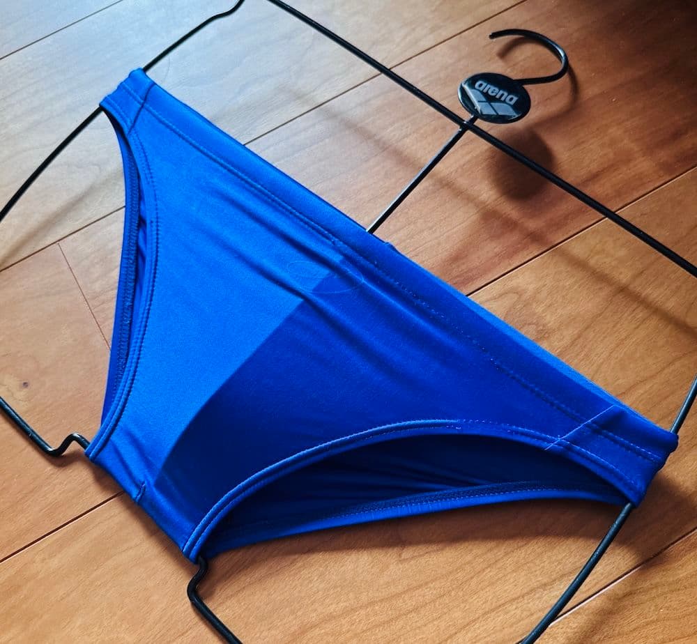 【美品】asics ハイドロCD ロイヤルブルー AMA87T Sサイズ 競パン