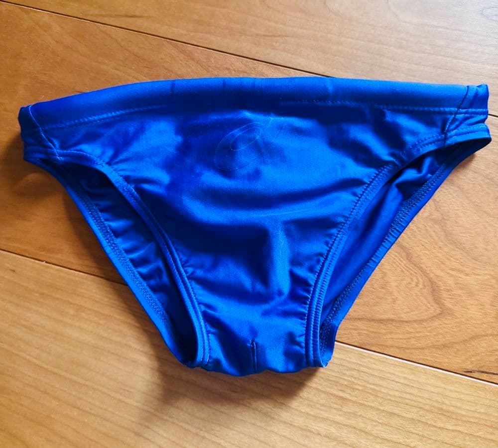 【美品】asics ハイドロCD ロイヤルブルー AMA87T Sサイズ 競パン