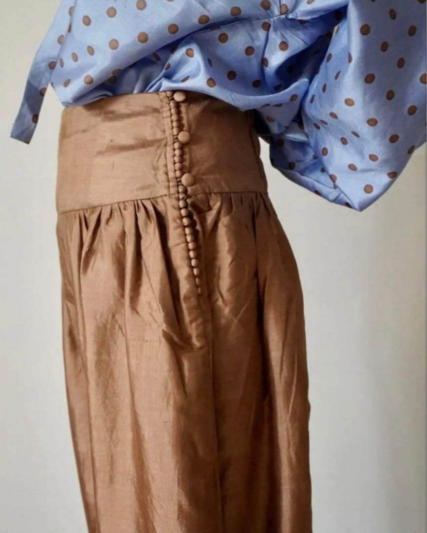 BUNON ブノン Wide Belt Pants ワイドパンツ