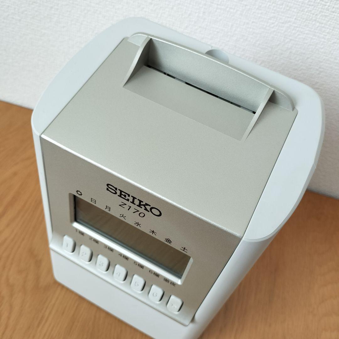 【印字確認済み】セイコー　タイムレコーダー　Z170