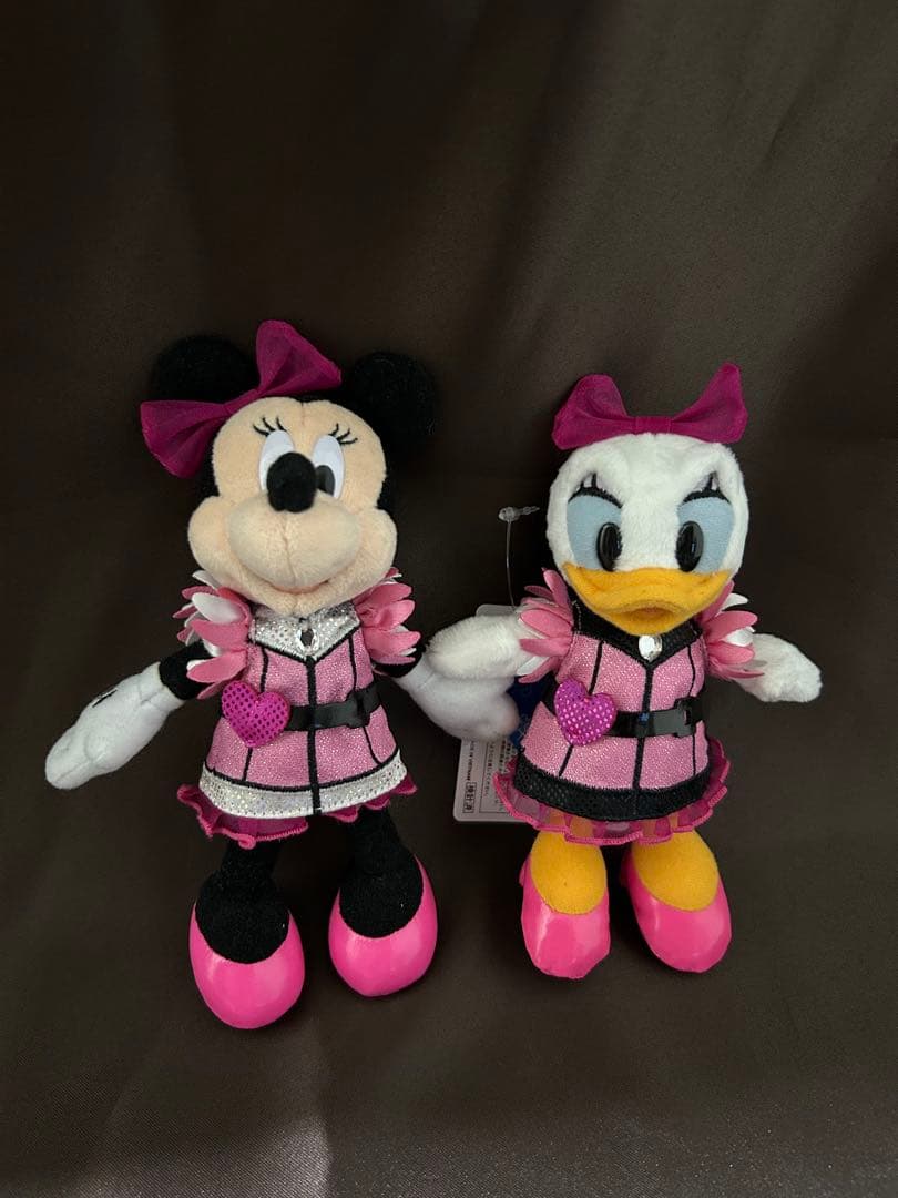 ミニー デイジー ディズニー ぬいぐるみバッジ クラブマウスビート