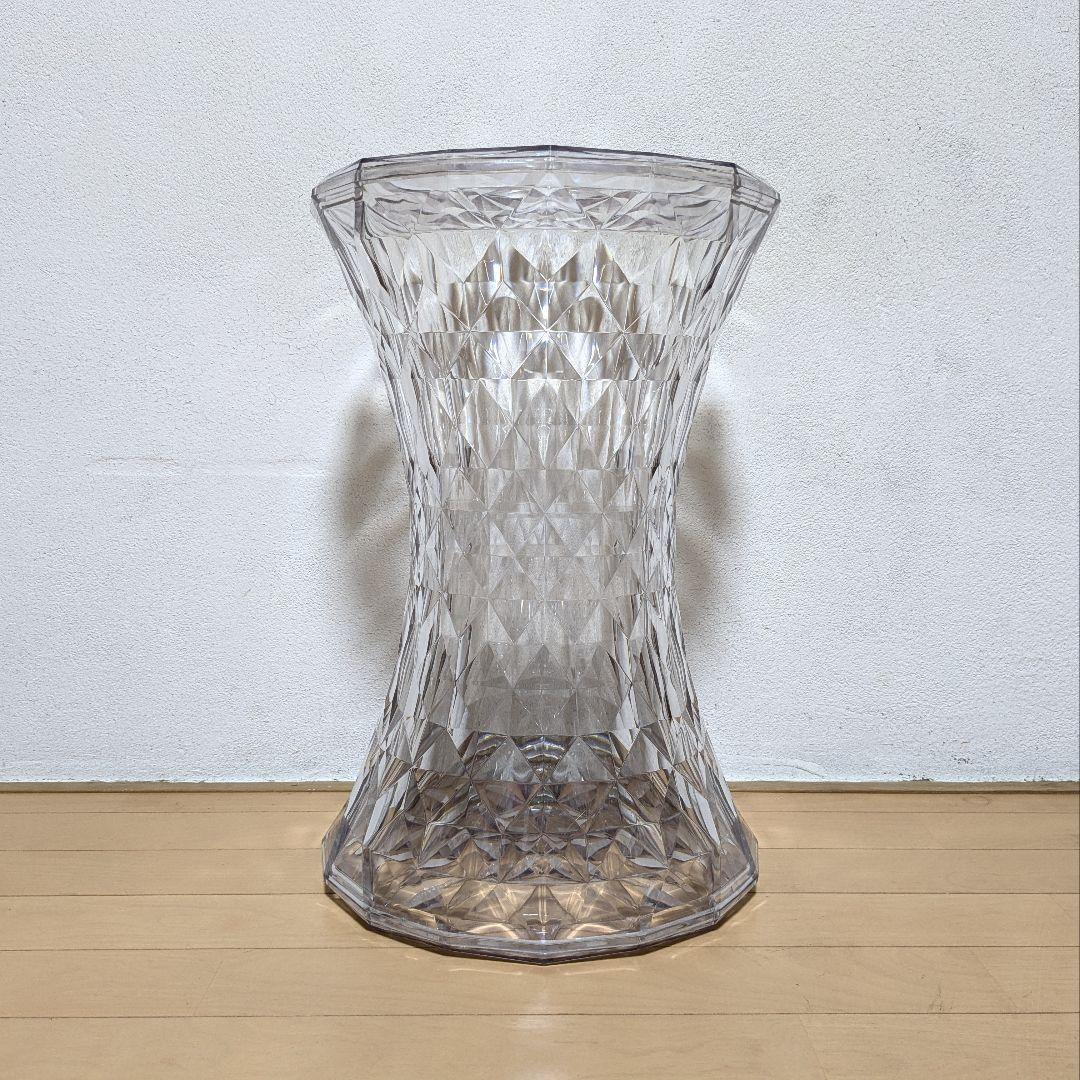 美品 Kartell STONE カルテル ストーン クリスタル スツール ②