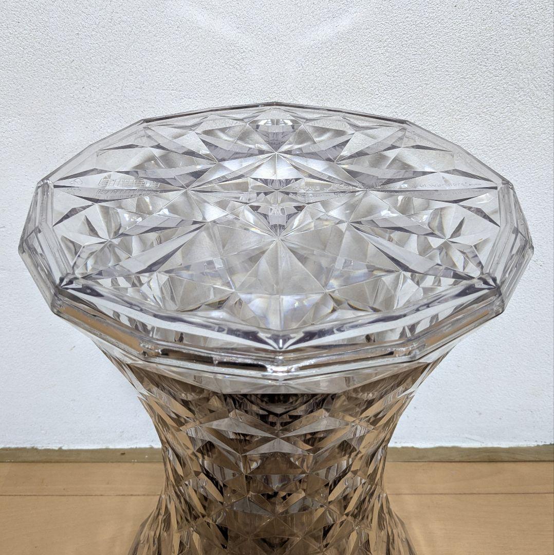 美品 Kartell STONE カルテル ストーン クリスタル スツール ②