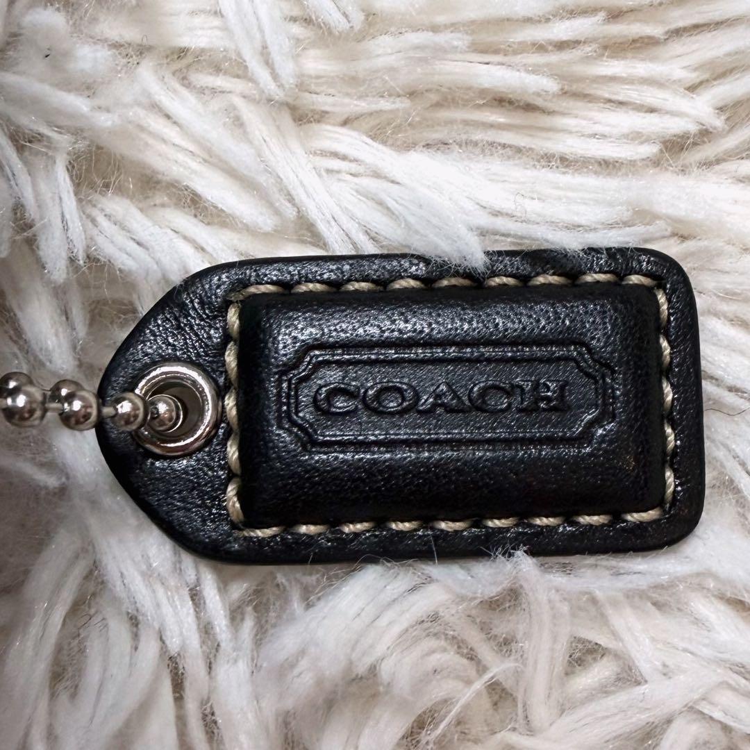 美品✨ COACH コーチ シグネチャー ターンロック アクセサリーポーチ