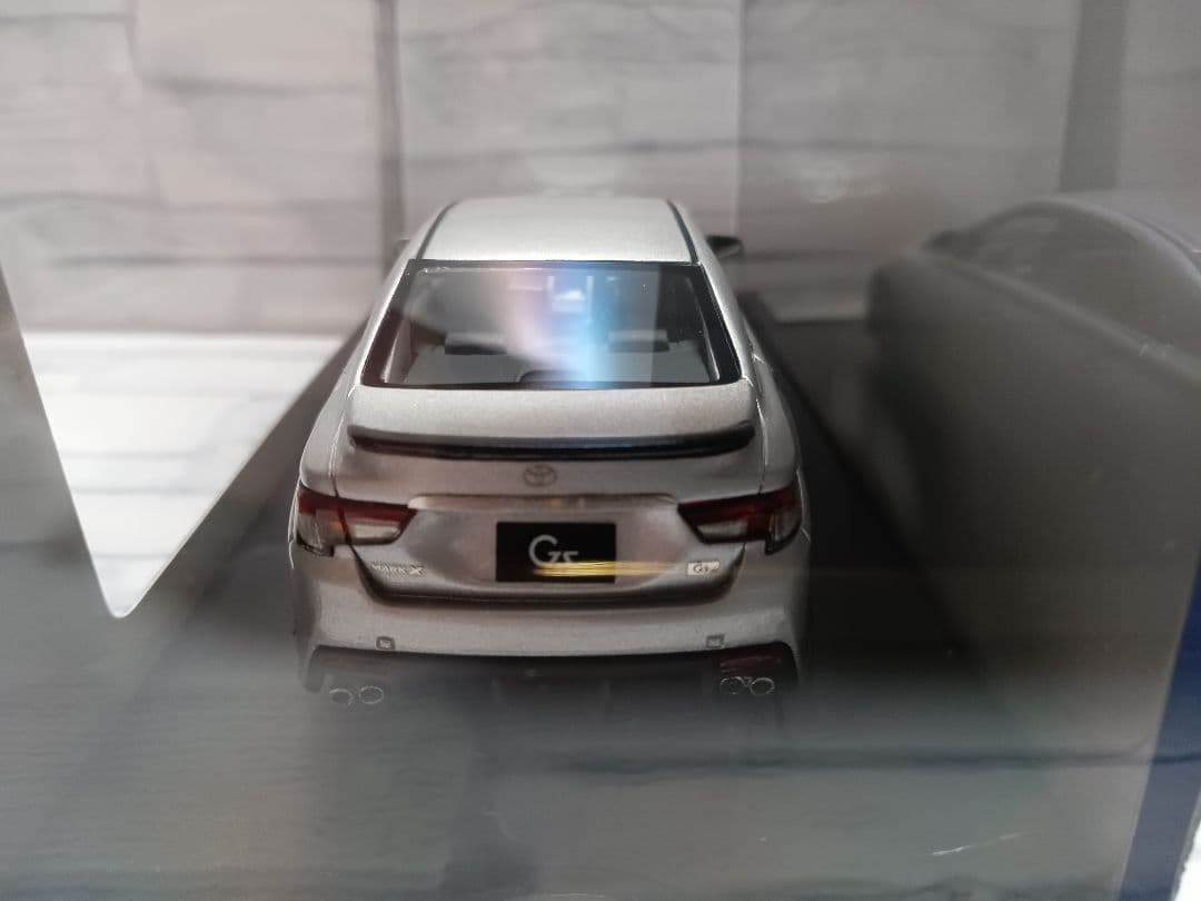 1/43 ハイストーリー　トヨタ　マークX G`s　ミニカー　シルバーメタリック
