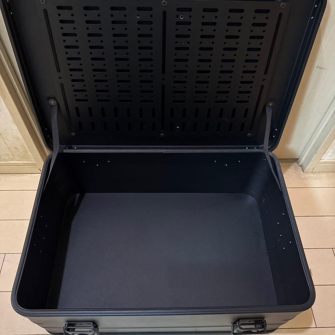 VENTLAX アルミコンテナ PANDORA ブラック46L 上蓋パネル付