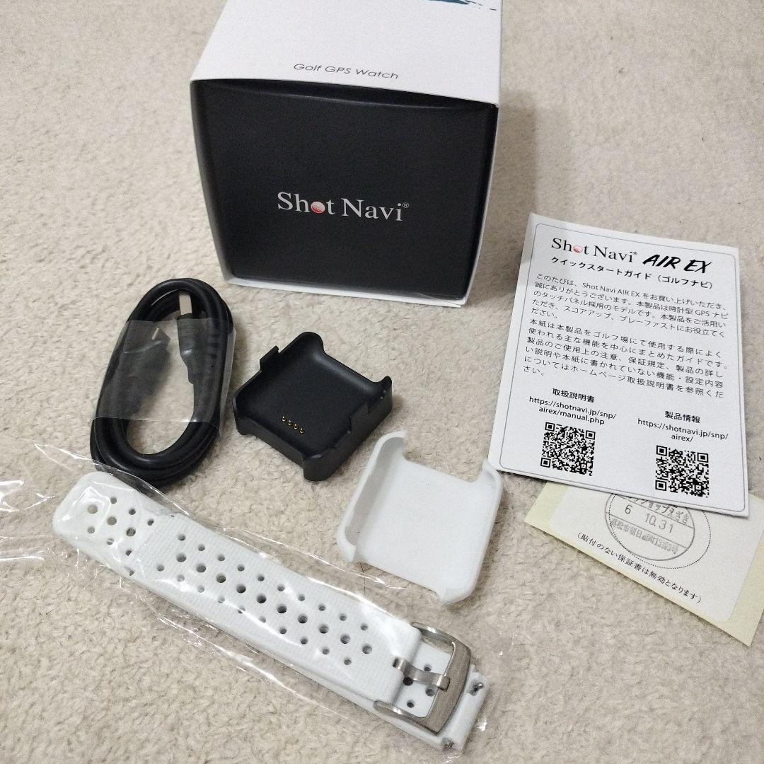 Shot Navi AIR EX ゴルフ GPS ウォッチ 保証付 ほぼ新品