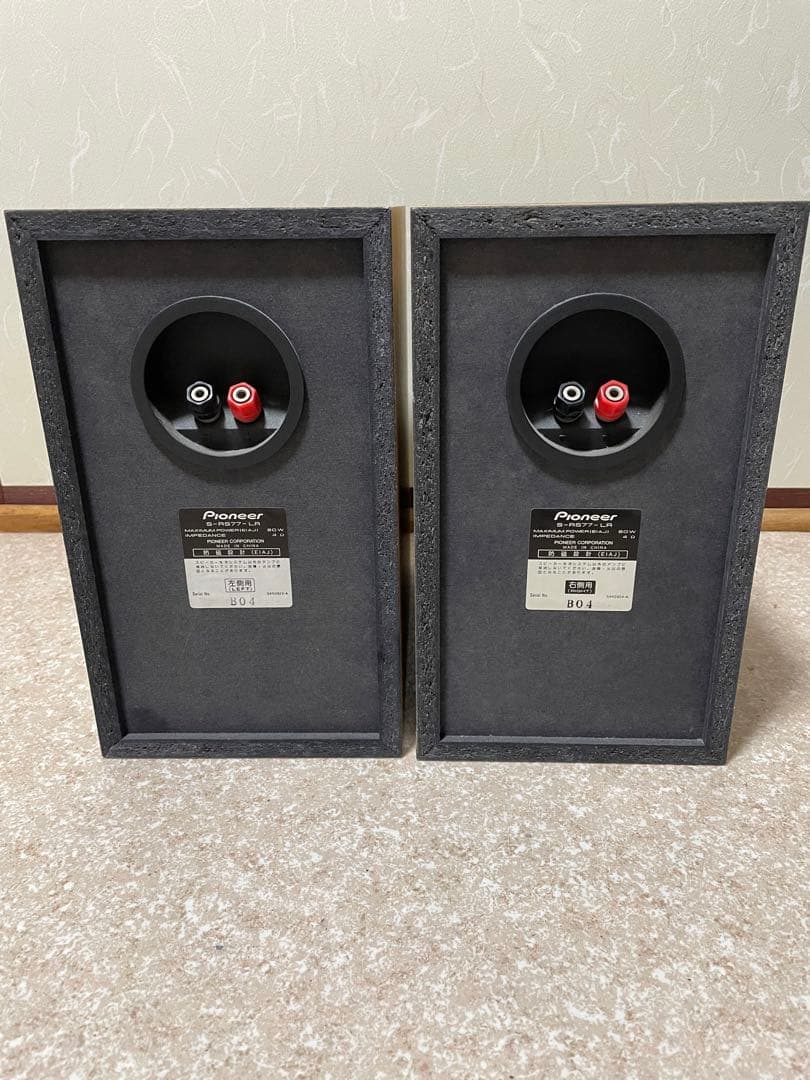 Pioneerスピーカー S-RS77-L パイオニアブックシェルフR 防磁設計