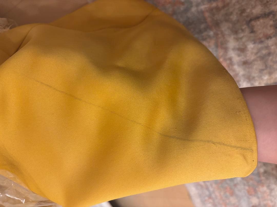 【あか】ドレスプロダクション　オフショルダーAラインドレス W274MU