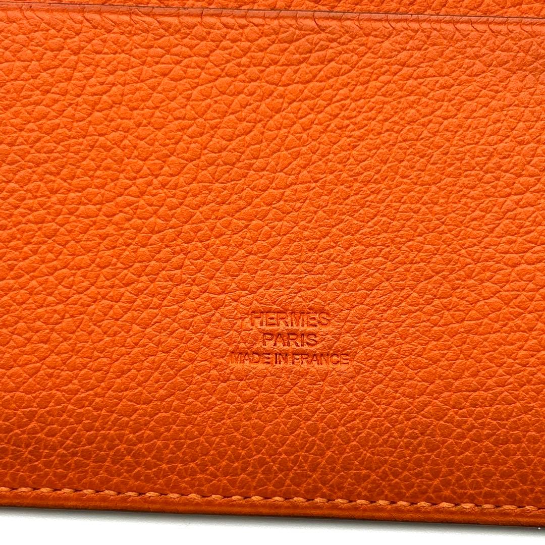 エルメスHERMES エテュイイーカバー レザースマホケースカードケース