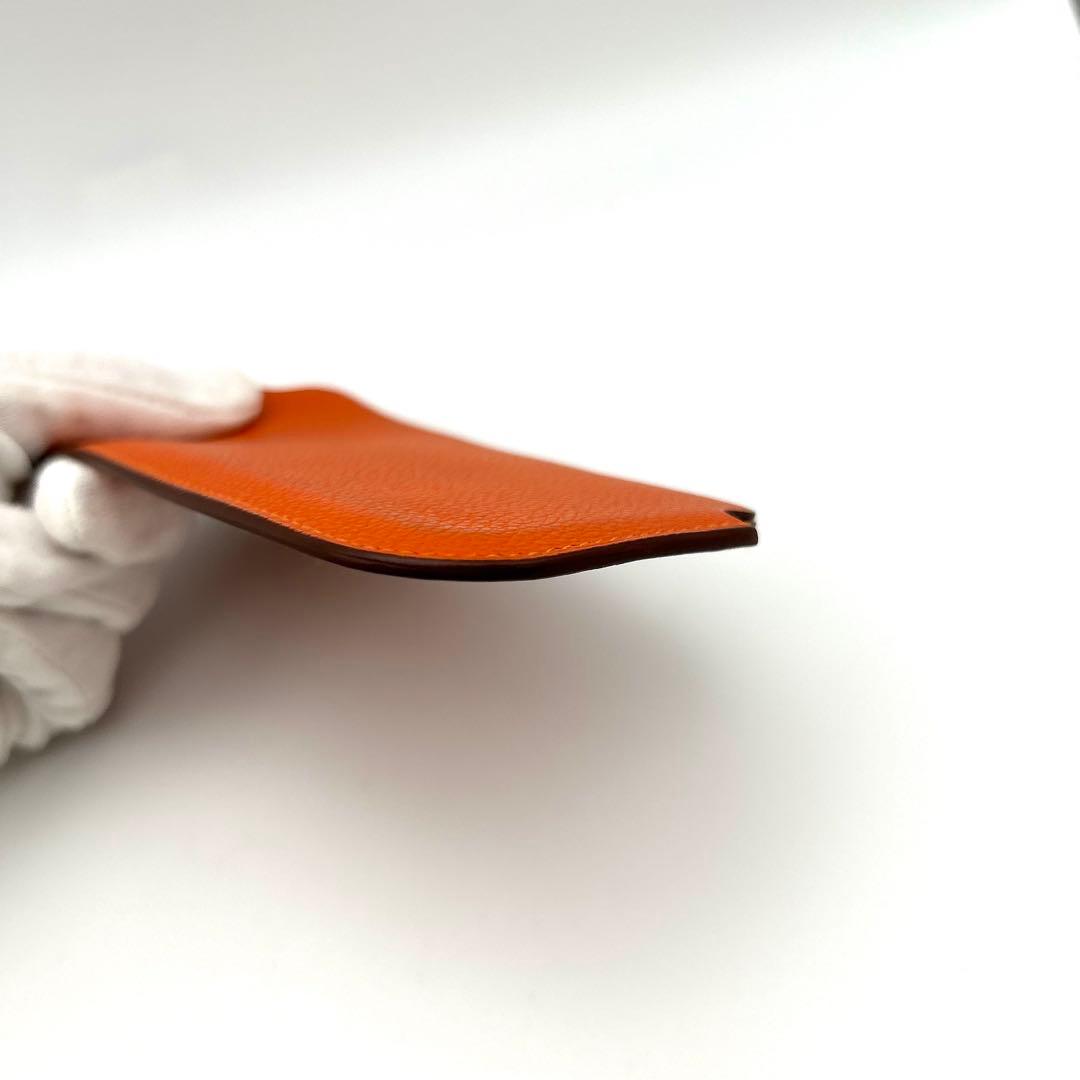 エルメスHERMES エテュイイーカバー レザースマホケースカードケース