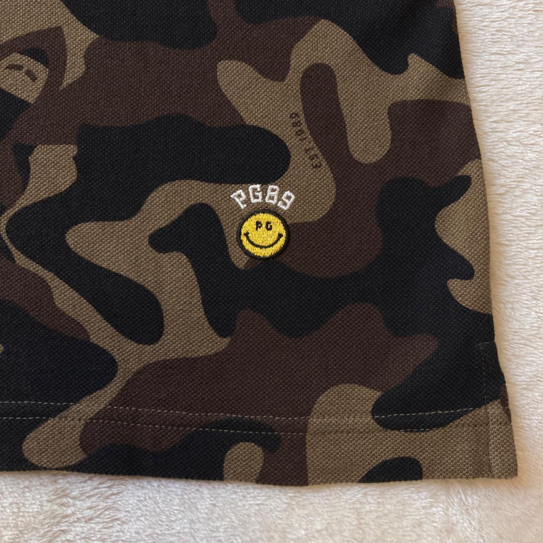 1257 パーリーゲイツ PEARLY GATES ポロシャツ 迷彩 茶 1