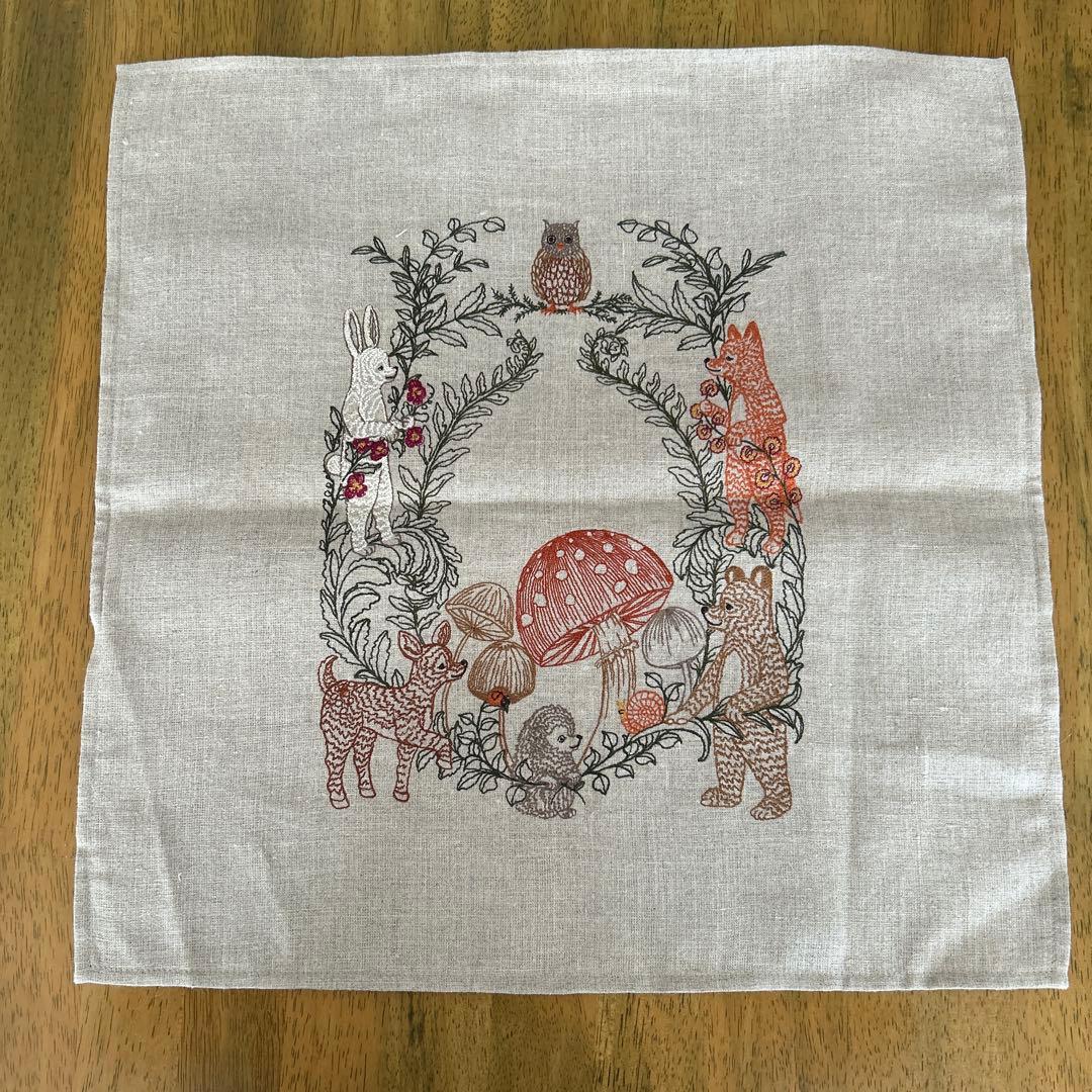 【Coral&Tusk】コーラル&タスク クッションカバー　40×40 キノコ