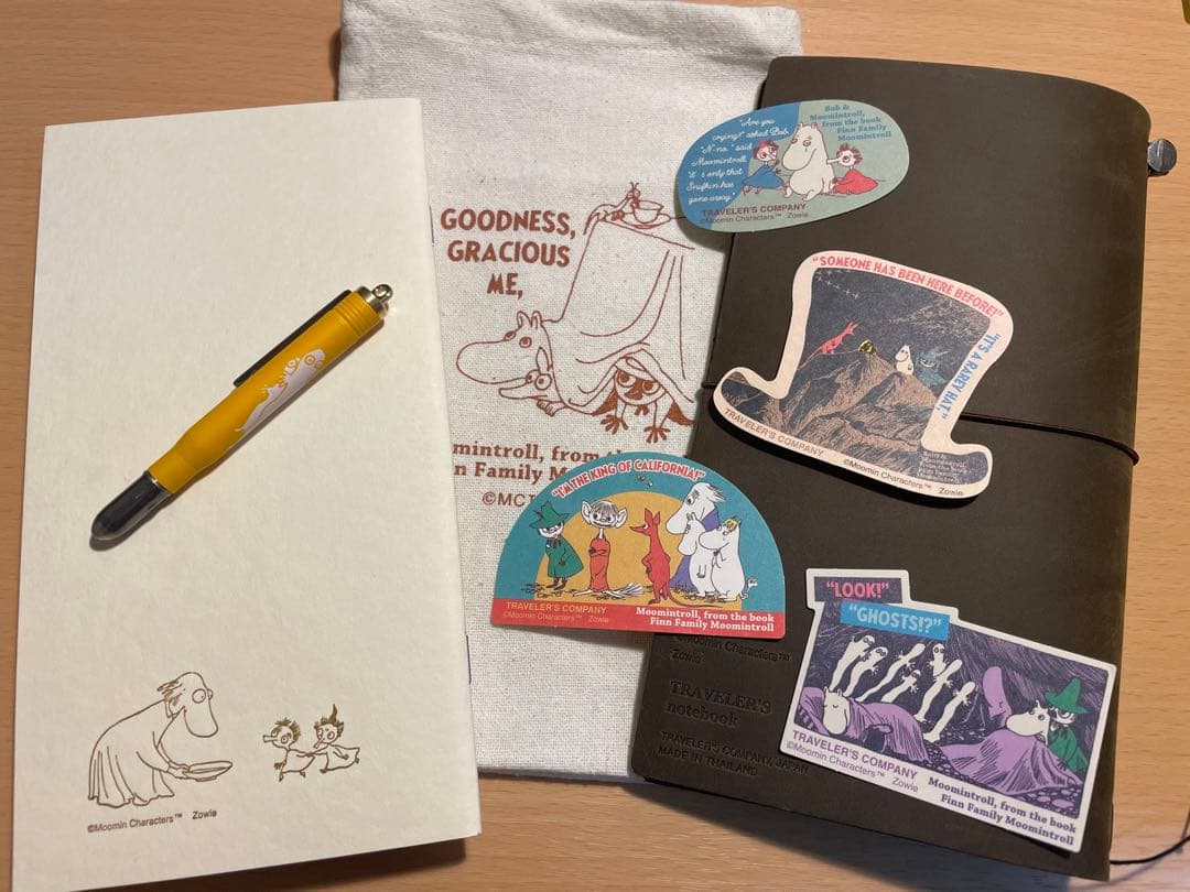 ムーミン トラベラーズノート 限定 ムーミン一家
