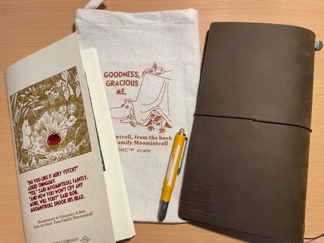 ムーミン トラベラーズノート 限定 ムーミン一家
