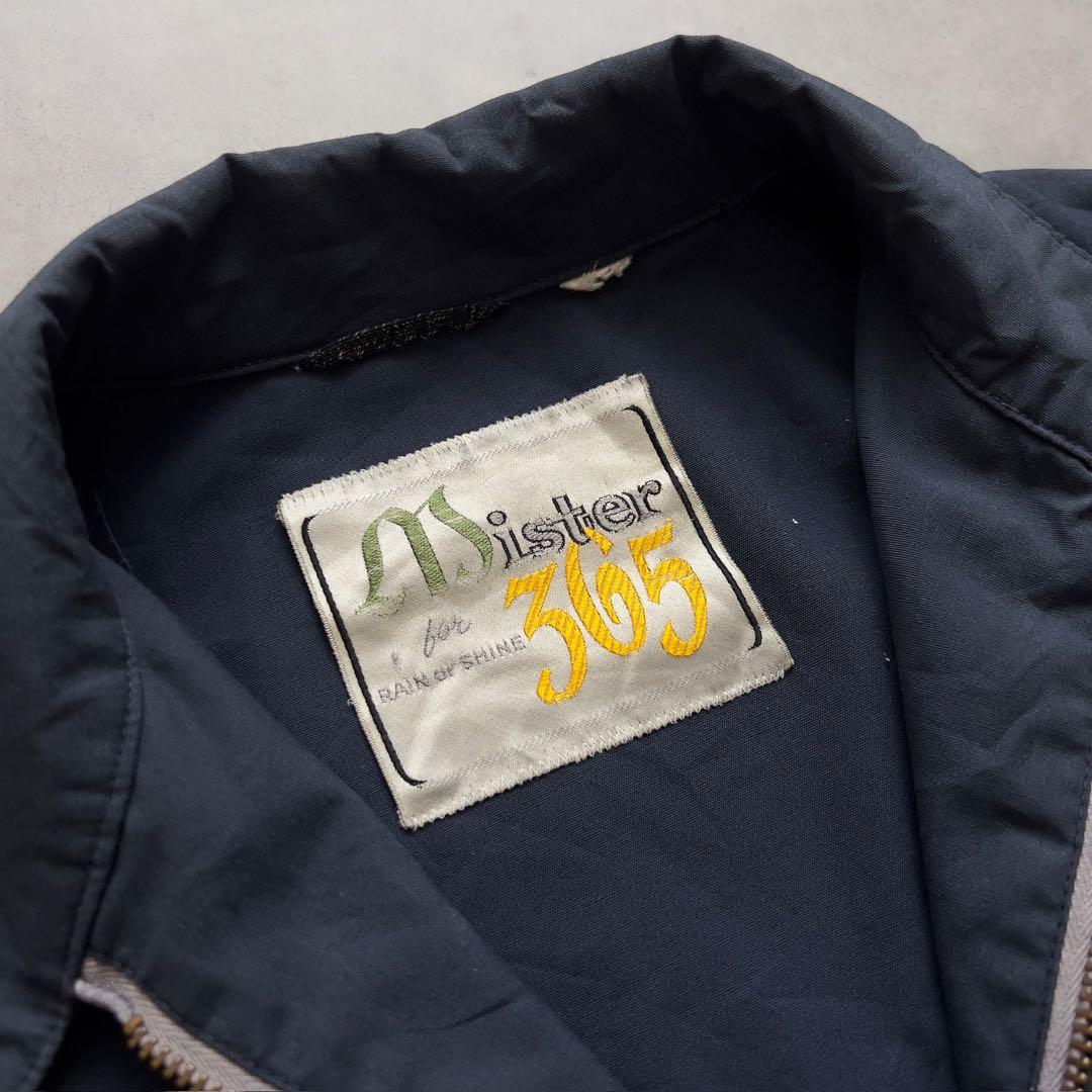 60s USA製 ハリントン ジャケット スウィングトップ ヴィンテージ 茄子紺