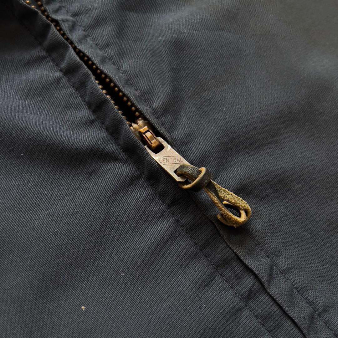 60s USA製 ハリントン ジャケット スウィングトップ ヴィンテージ 茄子紺