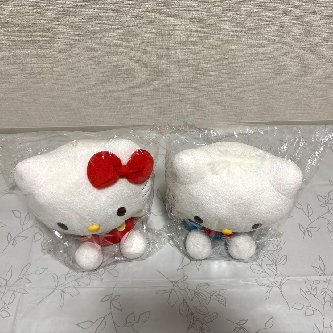 ハローキティ＆ダニエル ぬいぐるみ ペア＋浴衣キティセット♪